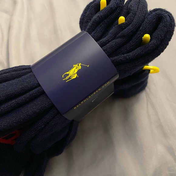 Polo Ralph Lauren Sport Socks - 6 pairs - Navy Blue - NEW - Picture 4 of 4